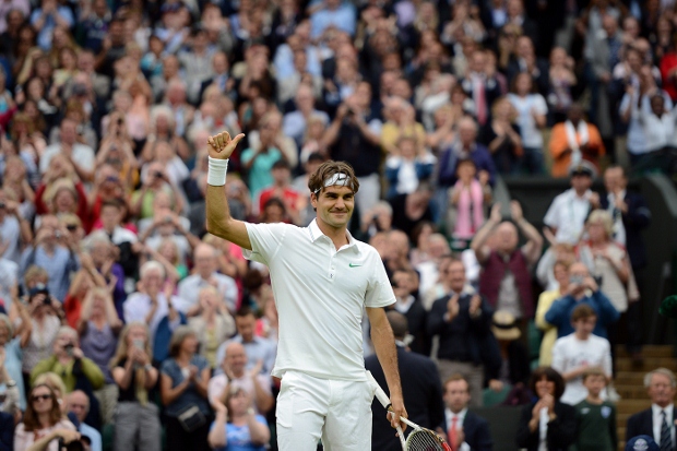 Roger Federer clasificó a la final de Wimbledon