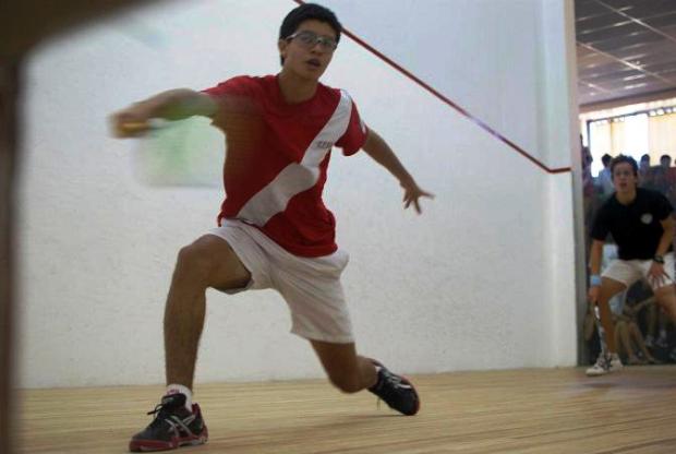 Diego Elias obtuvo medalla de oro en Panamericano de Squash que se realiza en Colombia