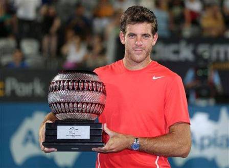 Del Potro consigue su primer título del año en Sídney