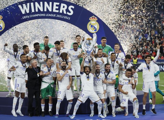 Champions League 2022-Campeón Real Madrid al ganar 1-0 al Liverpool en el Stade de France, 14vo Titulo del merengue! Video